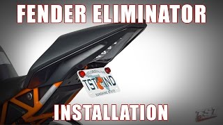 How to install Fender Eliminators and Closeout on a 2015+ KTM RC390 by TST Industries