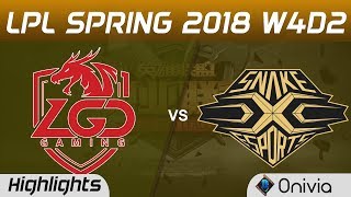 LGD vs SS Highlights Game 2 LPL Spring 2018 W4D2 LGD Gaming vs Snake Esports by Onivia