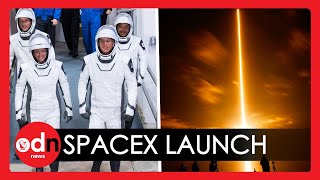 SpaceX and NASA Successfully Launch Team of Astronauts on Recycled Rocket into Space
