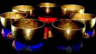 Тибетские поющие чаши.  Tibetan singing bowls.