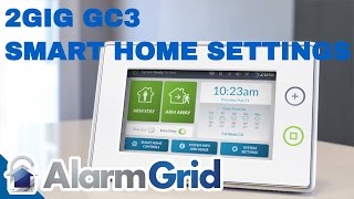 2GIG GC3: Smart Home Settings