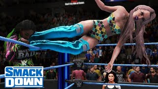WWE 2K20 SMACKDOWN NAOMI (W/TAMINA) VS FLORIANE (W/LYA)