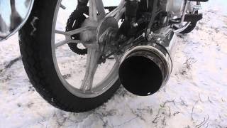 Замена глушителя на мопеде на прямоток с магазина Motoonline!