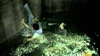 wetlook - two women swim fully clothed