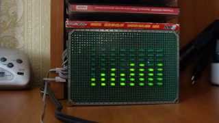 Анализатор спектра звука на avr контроллере atmega8.