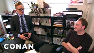 Conan Gives Staff Performance Reviews - CONAN on TBS