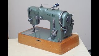 Adler Matic 153A  Nähmaschine Sewing machine Швейная машина test