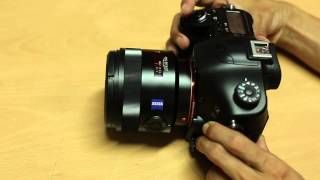SONY Carl Zeiss Planar T 50mm F1 4 SSM  AF TEST