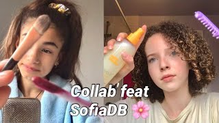 ASMR | Beauty Salon Does Your Makeup ?| Collab feat Sofia DB