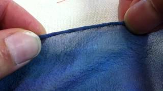 How To Sew A Rolled Hem