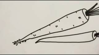 How to draw radish