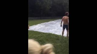 DaveMustaine on #Periscope: Slip n Slide birthday party with Unibroue 2