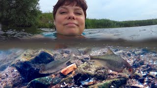Купаться без купальника \\\ подводная съемка