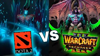 DotA 1 vs DOTA 2 - Heroes Comparison - Warcraft III Reforged