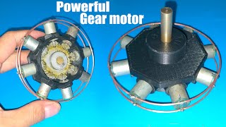 Amazing powerful gear box with 8 motors