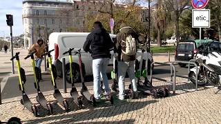 Trotinetas eléctricas em Lisboa