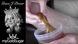 Sugar Waxing Legs at Home Part 7 - Inner Thigh (Does it hurt?)