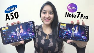 Redmi Note 7 Pro VS Samsung A50(PUBG Battle)