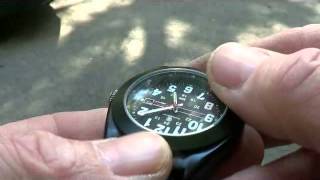 Finding North South Using An Analog Watch On A Sunny Day
