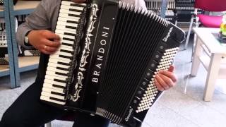 Akkordeon Brandoni Cassotto super, 5-chörig Video Klangprobe