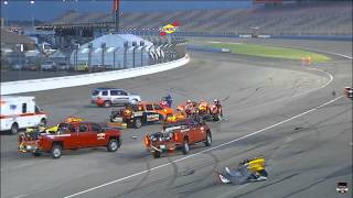 IndyCar - Michail Alešin (Mikhail Aleshin) crash Fontana 2014