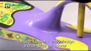 Carrinho Triciclo Topocar Lemier Anda s/ Bateria ou Pilhas