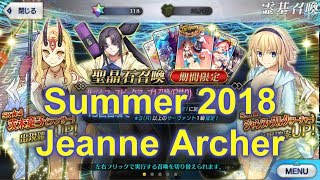 [FGO JP] Summer 2018 | Jeanne D'Arc (Archer) rate up - New Summer Waifus!