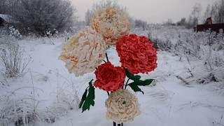 Пионы из фоамирана 1мм