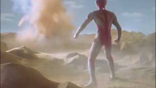 Ultraman Agul saves ultraman gaia