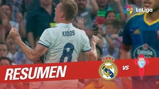Resumen de Real Madrid vs Celta de Vigo (2-1)