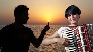 Ах, эти чёрные глаза ❤️ Очаровательное исполнение на аккордеоне ╰❥Ah, those black accordion eyes.
