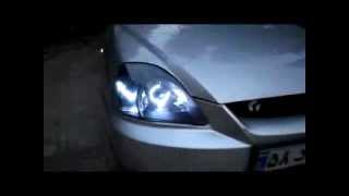 kia rio 2003 full led headlight - atomia.ir full view