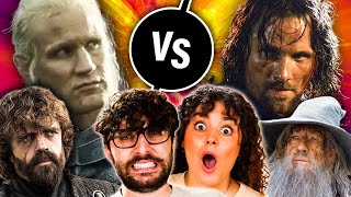 Who Said It? - Game Of Thrones vs. Lord Of The Rings | React