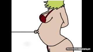 Crazy outie belly button play cartoon!