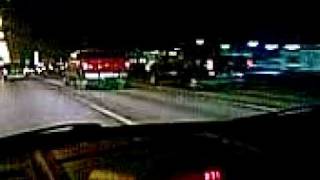 A convoy of pickup trucks in Moscow