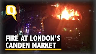 Fire breaks out at London's popular Camden Lock Market - The Quint