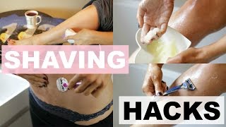 ♡ SHAVING HACKS Every Girl NEEDS To Know ♡