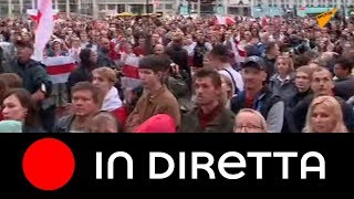 La manifestazione contro Lukashenko