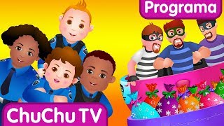 ChuChu TV Huevos Sorpresas de Policías – Episodio 03 - La Persecución en el Ferrocarril