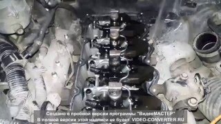 Процесс снятия топливных форсунок Nissan Pathfinder 2.5TDi