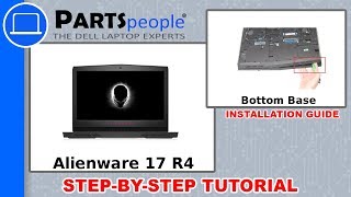 Dell Alienware 17 R4 (P12S001) Bottom Base How-To Video Tutorial