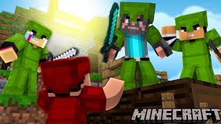 WE BUILT A FORTRESS!!!! | Minecraft Bed Wars