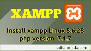 xampp install xampp php Version 7 1 7