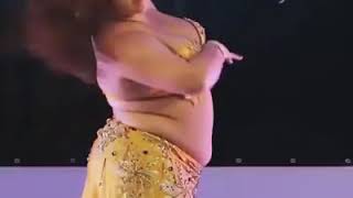BBW belly dance in party show। Half naked dance