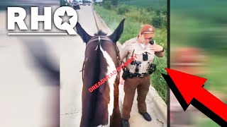 Cowboy On Horse SCHOOLS Chicago Police On The Law