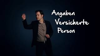 Angaben der versicherten Person (AVP)
