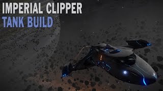 Elite:Dangerous. Modded Imperial Clipper Shield Tank Build