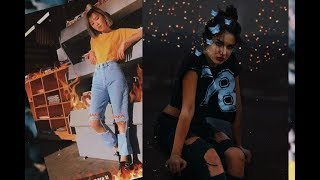 Ideas para editar tus fotos en Picsart, Muy sencillas // edit photos Aesthetic style, vintage, 90s,