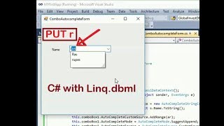 How to Autocomplete ComboBox text in c# windows form. swift learn