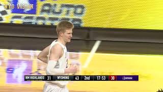 Wyoming MBB vs New Mexico Highlands Highlghts (11-26-17)
